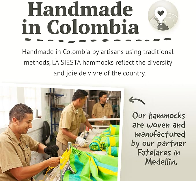 LA SIESTA® Habana Nougat - Organic Cotton Lounger Hammock Chair