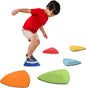 Kids Balance Stepping Stones (6 Pack), Non-Slip, Gross Motor Skills & Indoor/Outdoor Play, Jumping Stones Steps Stones, Obstacle Course Coordination Game Toys for Ages 3+