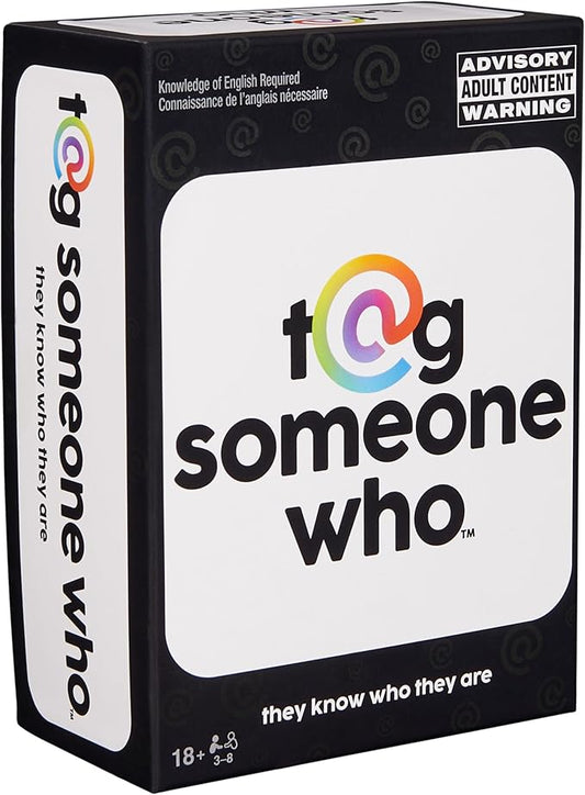 Spin Master Games, Tag Someone Who, The Viral Hit Adult Card Game, Bachelorette Party Activity, Meme Party Game, 3-8 Players, for Ages 18 & Up