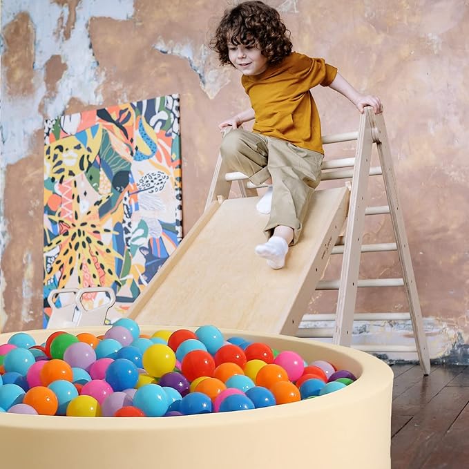 Realhaha Ball Pit Balls 50 100 200 500 Play Balls Plastic Balls for Baby Girls Toddlers Kids Play Tent Pool Playhouse Playpen Party Decoration