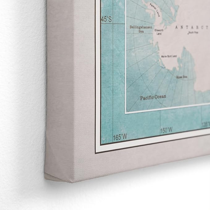 Canvas World Map with Cork Pin Board - English Lettering - Decorative Wall Decoration for All Rooms - Canvas Pictures with World Map Motif (150x100 cm, Pattern 11)