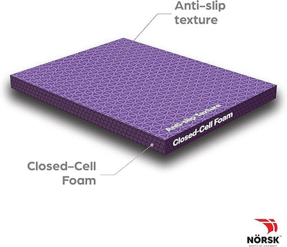 Norsk Kids Puzzle Play Mats Interlocking EVA Foam Floor Tiles Solid Color, 18 Tiles - 72 Sq. Ft., 1/2" Thick, Rainbow Pack