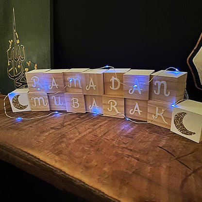 6 Packs Wooden Blocks for Crafts, 3.15 Inch Pine Wood Cubes, 8 x 8 x 8 cm Wooden Cubes for Paint, Stamp, Decorate, DIY Projects and Personalized Gifts,GNIEMCKIN.