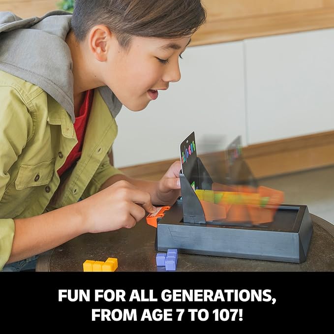 Educational Insights Kanoodle® Shape Escape – 3D Brain Teaser Puzzle, Tower Building & Shape Stacking Game, Timed Logic Challenge, Travel Games and Gifts for Kids, Teens, & Adults Ages 7+