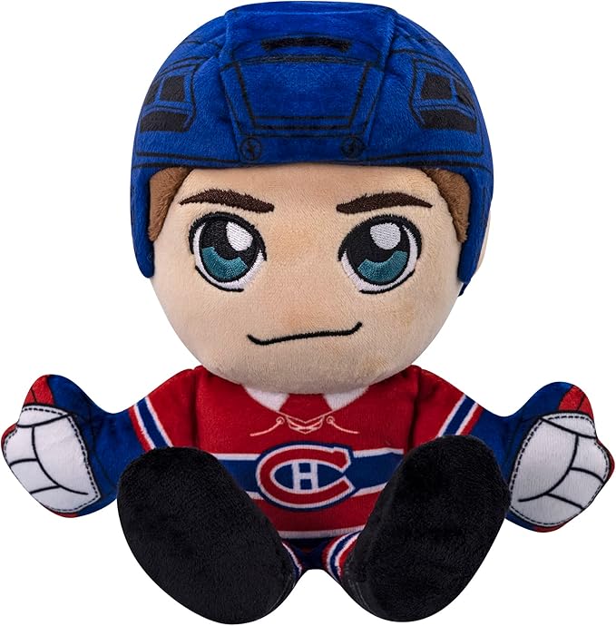 Bleacher Creatures Montreal Canadiens Cole Caufield 8" Kuricha Plush - Soft Chibi Inspired NHL Superstar