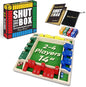 14" Deluxe Shut The Box Game, Math Dice Board Game for Family Night Classroom Travel, Wooden Table for Group Kid Adult Senior, Travel Party Bar, Easy Quick and Fun, 2-4 Players