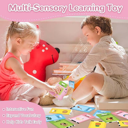 Girls Toys Montessori Toys for 2 3 4 Year Old, Talking Flash Cards with 510 Sight Words, Sensory Speech Therapy for Toddlers 2-4 Autism Children, Preschool Learning Kids Gifts