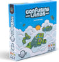 Confusing Lands | Whimsical Themed Travel Size Board Game You Can Play Anywhere | Strategic Card Placement Game | Solo Board Game | 1-2 Players, Ages 12+ | Easy to Learn and Play | Tiny Game Series