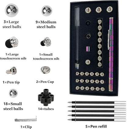 Gifts for Men Fidget Pen - Novelty Christmas Stocking Stuffers for Adults, White Elephant Gift , Anniversary Present for Him and Her, Cool Gadgets Funny Birthday Gift for Men Anxiety Relief Items