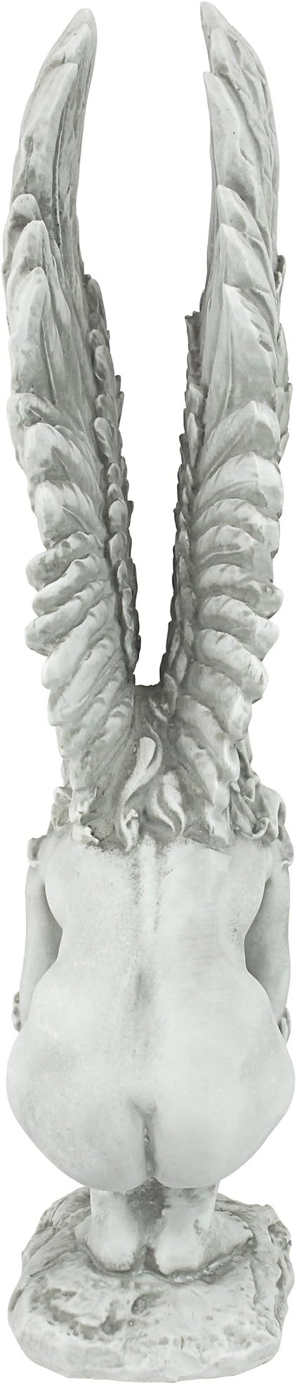 Design Toscano NG33765 Remembrance and Redemption Angel Religious Garden Statue, Medium 15 Inch, Ivory