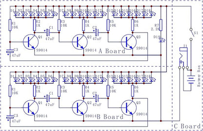 Gikfun Christmas Tree 3D Xmas Tree Led DIY Kits 7 Color Flash Circuit LED EK1697 (Pack of 2)