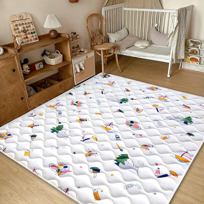 Baby Play Mat - 79" X 63",Premium Thicker Foam One-Piece Crawling Mat, Machine Washable, Extra Large Anti-Slip Activity Playmat for Babies, Toddlers & Infants