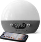 Dekala Smart Sunrise Alarm Clock with Wireless Charging for iPhone 14 13 12 Apple Watch AirPods Samsung, White Noise Sleep Sounds Machine, Nursery Night Light for Heavy Sleeper