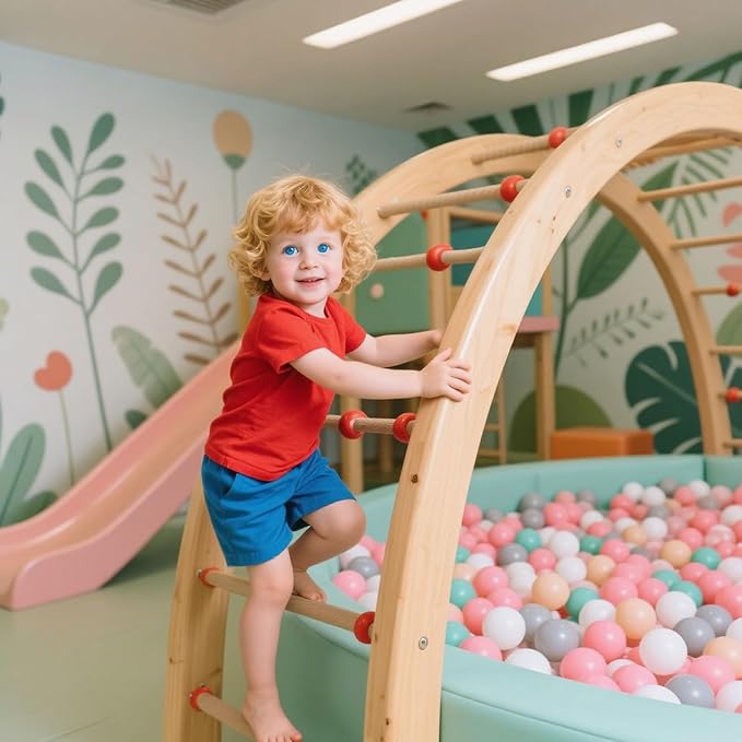 GOGOSO Balls for Ball Pit - Plastic Ball for Toddlers, Baby Kids Ball Pool Decoration 50 100 200 300 500 1000 (6 Colors, 500 Balls)