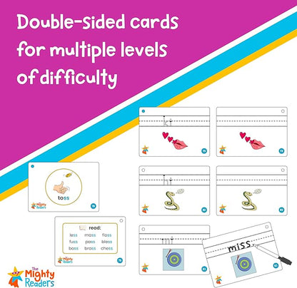 Super Spelling Cards: Digraphs and Word Endings Trigraphs Welded Sounds Phonics (Kindergarten to Grade 2)