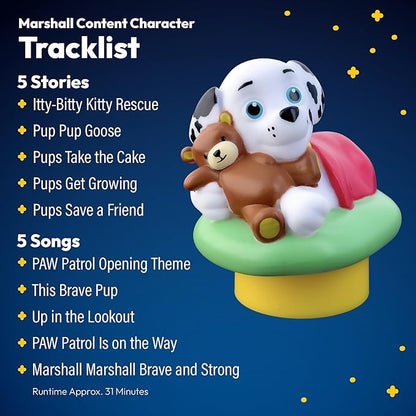 Kids Book Projector - 5 Read-Aloud Stories, 5 Songs, Night Light & Soothing Dream Music | Children Ages 3+ Storytime Projector for Kids & Toddlers | Educational Toys & Gifts Paw Patrol