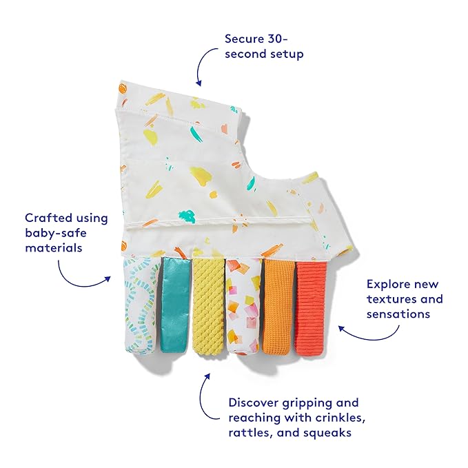 LOVEVERY | The Sensory Strands | The Perfect Play Gym Add On, Sensory Montessori, Infant Learning Sensory Baby Toys for Newborn, Ages 0-12 months