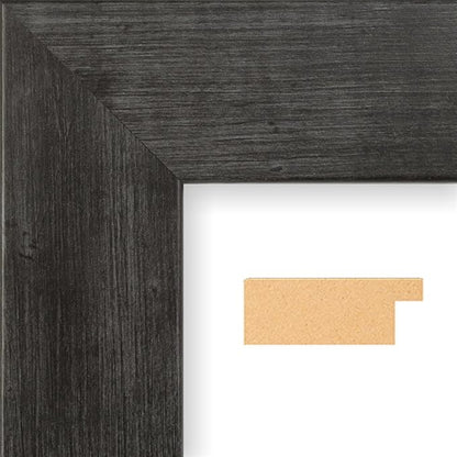 Push Pin Travel Maps - Blue Oceans World - Rustic Black Framed Pin Map for Tracking Your Travels - 27.5" x 39.5" - 8 Handcrafted Frame Options - Made in USA - Ideal for Any Traveler