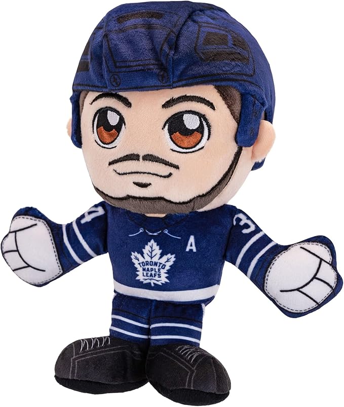 Bleacher Creatures Toronto Maple Leafs Auston Matthews 8" NHL Kuricha Sitting Plush - Soft Chibi Inspired NHL Superstar