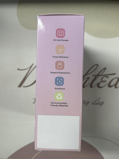 Kids Camera Toys Digital Camera for Kids, Christmas Birthday Gifts for Girls Age 3-12, Selfie 1080P HD Video Digital Camera for 3 4 5 6 7 8 9 10 Year Old Girls with 32GB SD Card