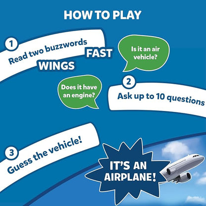 Skillmatics Guess in 10 Things That Go, Perfect for Boys, Girls, Kids Who Love Card Games, Educational Toys & Board Games, Gifts for Ages 6, 7, 8, 9