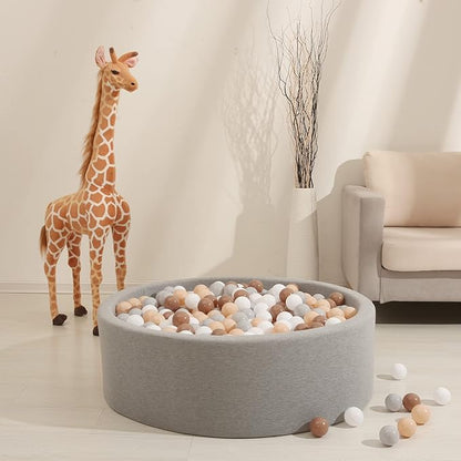 GOGOSO Ball Pit Balls for Toddlers,100pcs 2.15inch Crawl Balls BPA Free Crush Proof PlayBalls Soft Plastic Bals for Toddler, Pool Tent Party Favors Summer Water Bath Toy