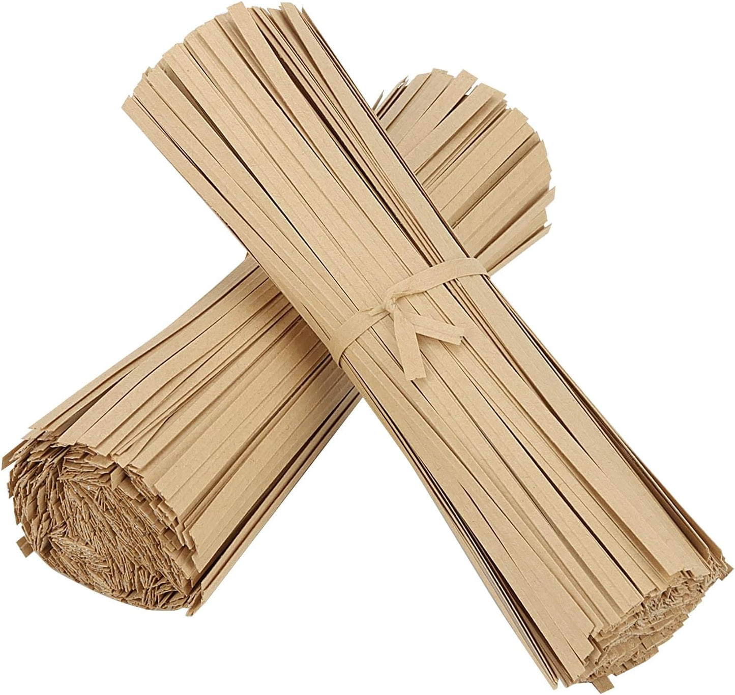 SHEUTSAN 3000 PCS 6 Inches Kraft Paper Twist Ties, Brown Twist Bag Ties, Reusable Bread Ties for Cookies Candies Bags