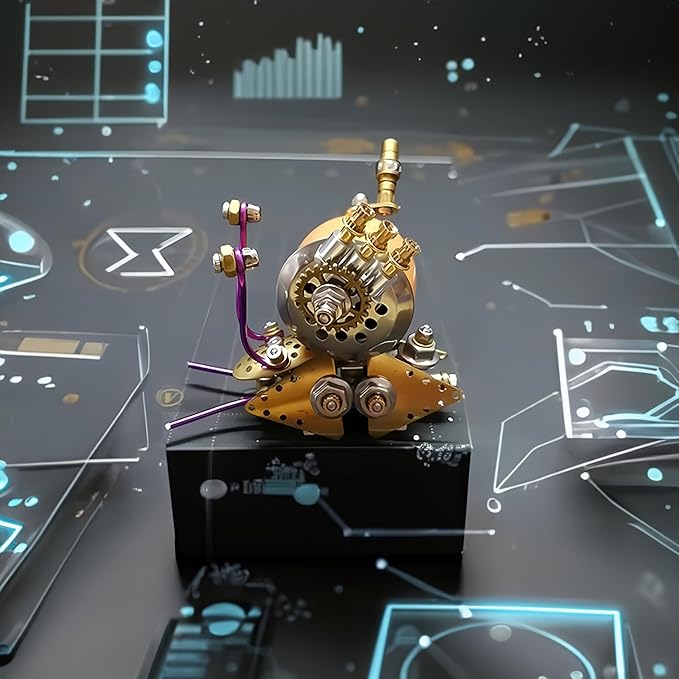 Mechanical Metal DIY 3D Insect Brass Puzzle (Snail-O)