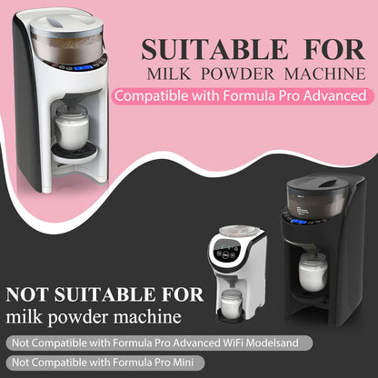 1 Sets Replacement Funnel Compatible with Baby Brezza Replacement Parts Funnel and Cover Baby Formula Dispenser, Grey