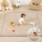 1.3" Thick Baby Play Mat for Floor, 39x59 Foam Tummy Time Mat, Padded Support Soft Plush Nursery Rug for Infant Kids Toddler Crawling Kick Activity (Beige)