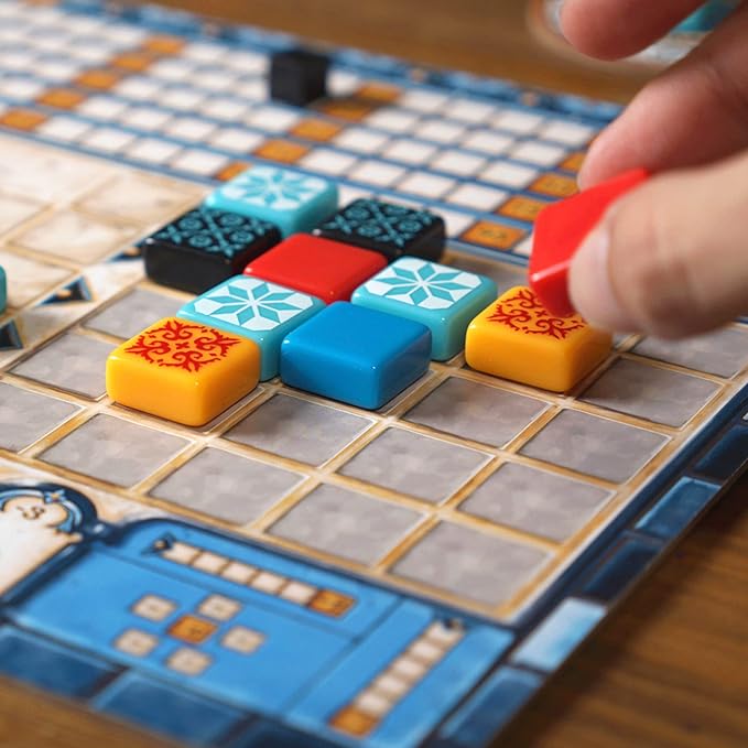 Asmodee Azul Board Game - Award-Winning Tile-Placement Strategy Game, Beautiful Mosaic Art, Family Fun for Kids & Adults, Ages 8+, 2-4 Players, 30-45 Minute Playtime