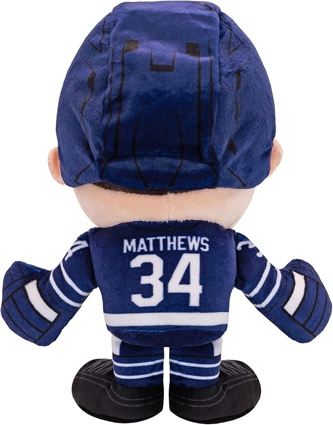 Bleacher Creatures Toronto Maple Leafs Auston Matthews 8" NHL Kuricha Sitting Plush - Soft Chibi Inspired NHL Superstar