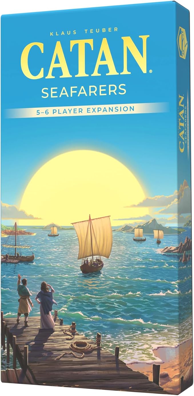 CATAN Seafarers 5-6 Player Board Game Expansion (6th Edition) Add More Players to Your Adventure, Strategy Game for Kids & Adults, Ages 12+, 3-6 Players, 60-90 Minute Playtime