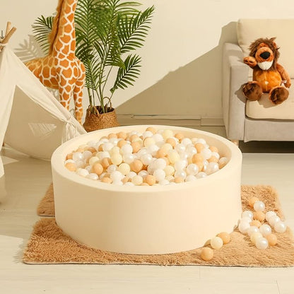 Realhaha Ball Pit Balls 50 100 200 500 Play Balls Plastic Balls for Baby Girls Toddlers Kids Play Tent Pool Playhouse Playpen Party Decoration