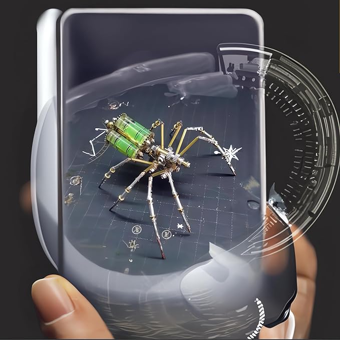 Mechanical Metal DIY 3D Insect Brass Puzzle (Gatling Spider)