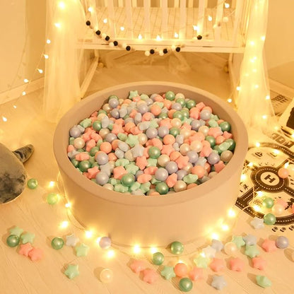 GOGOSO 100 Non-Toxic Play Balls for Kids - Soft, Crush-Proof, and BPA-Free Pit Balls in Fun Colors for Indoor/Outdoor Playtime