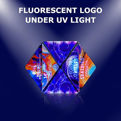 SHASHIBO Shape Shifting Box - Award-Winning Fidget Toy w/ 36 Rare Earth Magnets - Fidget Cube Transforms Into Over 70 Shapes, Sensory Toy Gift for Kids, Teens, and Adults (Cosmos)