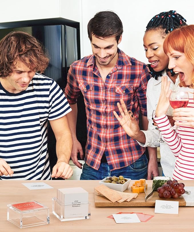 TableTopics Original Conversation Starter Cards for Adults to Break The Ice with 135 Questions for Parties, Gatherings, Small Groups, & Team-Building