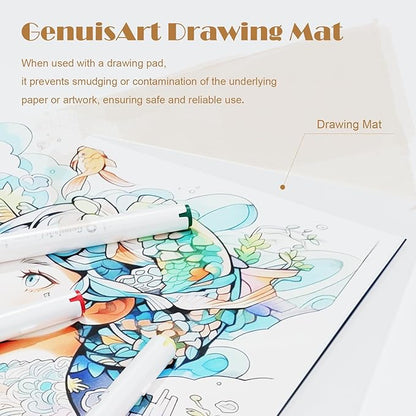 61 Alcohol Markers,With Bleeding-Proof Drawing Mat,Dual Tips Art Markers for Coloring,Sketching,Card Making and DIY Patinting- Perfect for Adults and Kids -Refillable