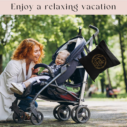 Girls Trip Gifts Wet Dry Bag, Beach Bag Wet Bag Favors, for Swimsuit Toiletry Travel Essentials For Women Aloha Bags, Beach Travel Gym Laundry bags for Dirty Diaper Swimsuit Gifts (Black)