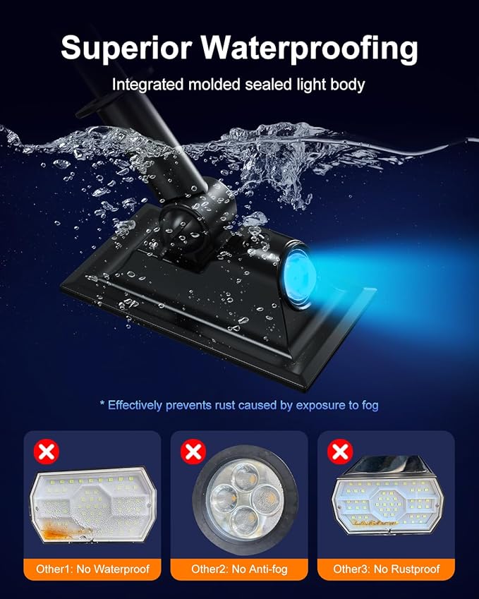 6 Pack Color Changing Solar Power Spot Lights Outdoor Waterproof LED Dusk to Dawn Landscape Spotlight Lamp for Outside Yard, Tree, Flag, Garden, Statues, 8 Colorful Modes, Accent Decorative Lighting