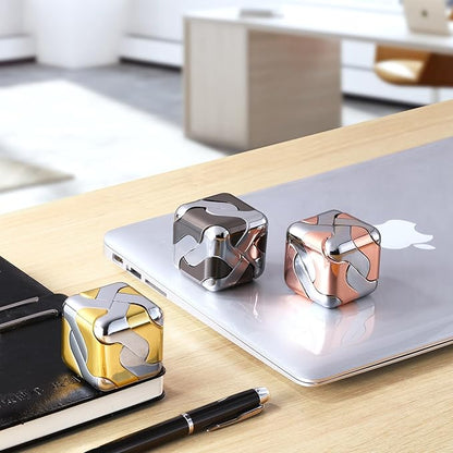 Metal Puzzle 3D Cube Brain Teaser Puzzles