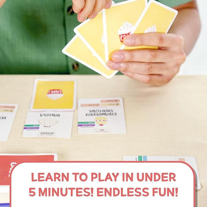 Cake Auf! Card Game | Dessert-Themed Fun Family Card Game | Easy-to-Learn and Fast-Paced | Great for Kids, Teens and Adults | 2-4 Players
