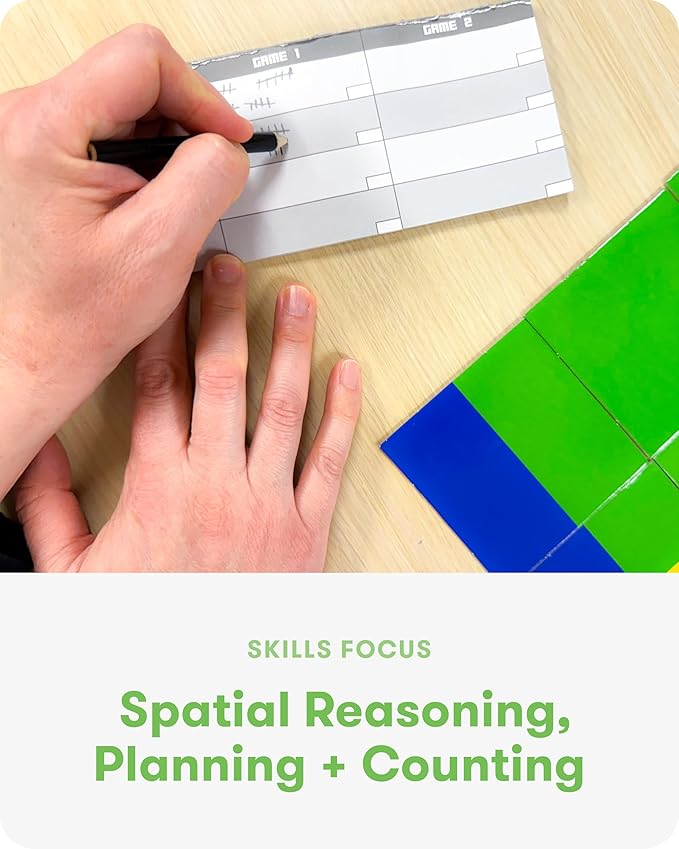 SimplyFun Trifusion – Visual Mapping Strategy Board Game for Kids, 2-4 Players, Ages 8 and Up – Spatial Reasoning, Pattern Recognition & Planning – 30 Min Playtime – STEM Board Game