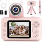 Kids Camera Girls for 3 4 5 6 7 8 9 Years Old Girls,1080P HD Video Selfie Camera with 32G SD Card Kids Digital Camera Toys for Toddler Birthday Gifts Pink