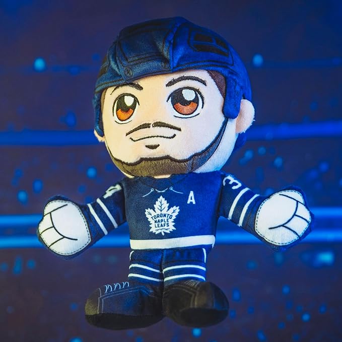 Bleacher Creatures Toronto Maple Leafs Auston Matthews 8" NHL Kuricha Sitting Plush - Soft Chibi Inspired NHL Superstar