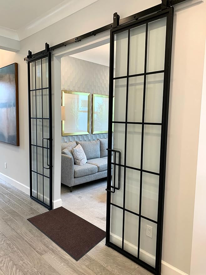 Profile Rubber Door Mat, 35x23inch, Heavy Duty, Entrance Doormat, Indoor and Outdoor, Waterproof, Easy Clean Shoe Scraper, Home Rug Welcome Mats for Entryway, Patio, Porch, Brown