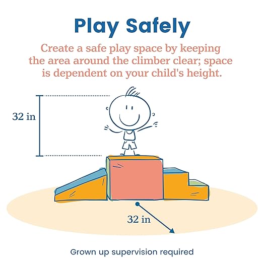 ECR4Kids SoftZone Tiny Twisting Climber, Beginner Playset, Earthtone, 5-Piece