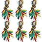 60PCS Premium Alligator Clips Electrical, Crocodile Test Leads with Test Probes, 5 Colors Double-Ended Jumper Wires with Alligator Clips for Multimeter, DIY Engineering Experiment Circuit Connection