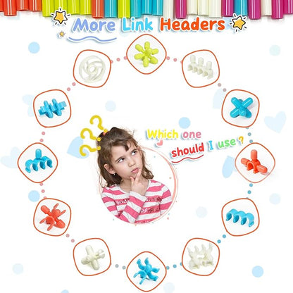 Ggiibro Straw Constructor STEM Building Toys Macaron 600Pcs Interlocking Gear Toy Sets for Kindergarten Classroom, Engineering Thin Tube Blocks for 3 4 5 6 7 Years Kids Toy for Boys and Girls Gift